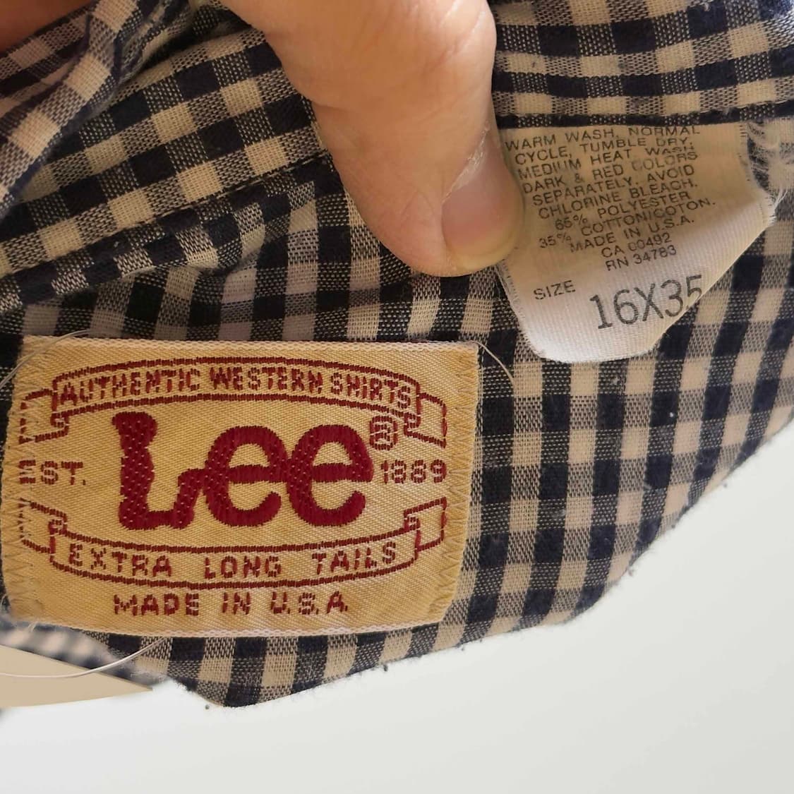 80s Lee 리 웨스턴 셔츠 USA 상품이미지4