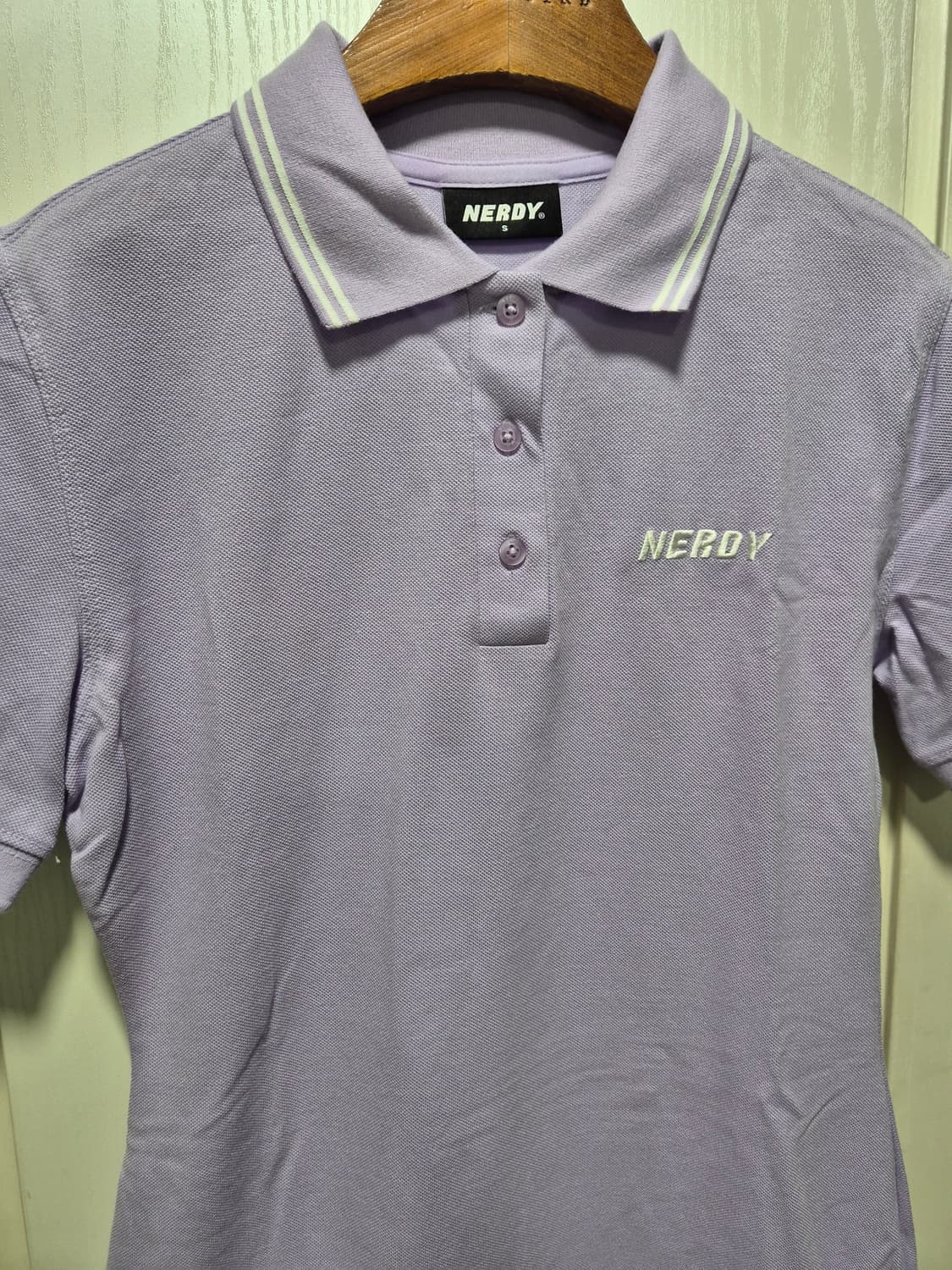 (타임세일)(새상품)널디 NERDY 퍼플 폴로 원피스 상품이미지3