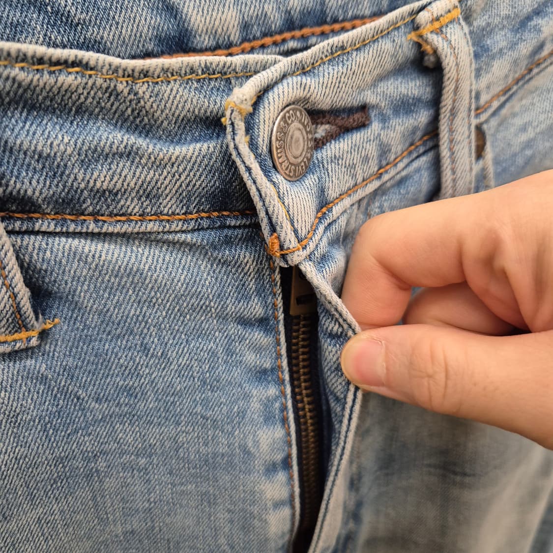 리바이스 522 슬림 테이퍼드 데님 팬츠 32 상품이미지5