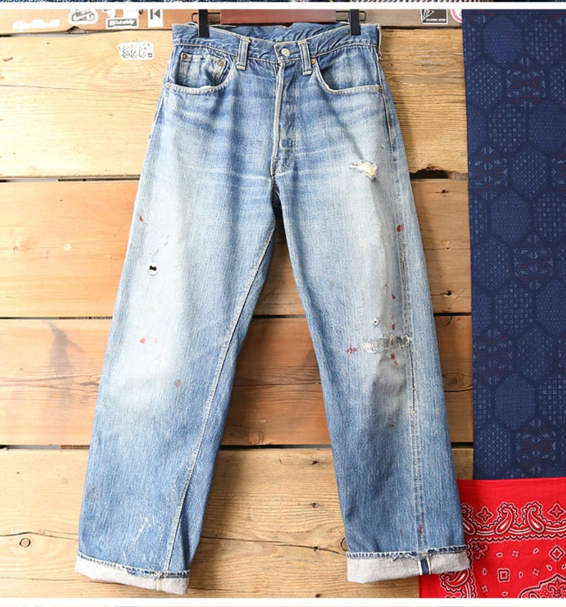 40S LEVIS 40년대 리바이스 501XX 셀비지데님
47501 리얼 상품이미지2