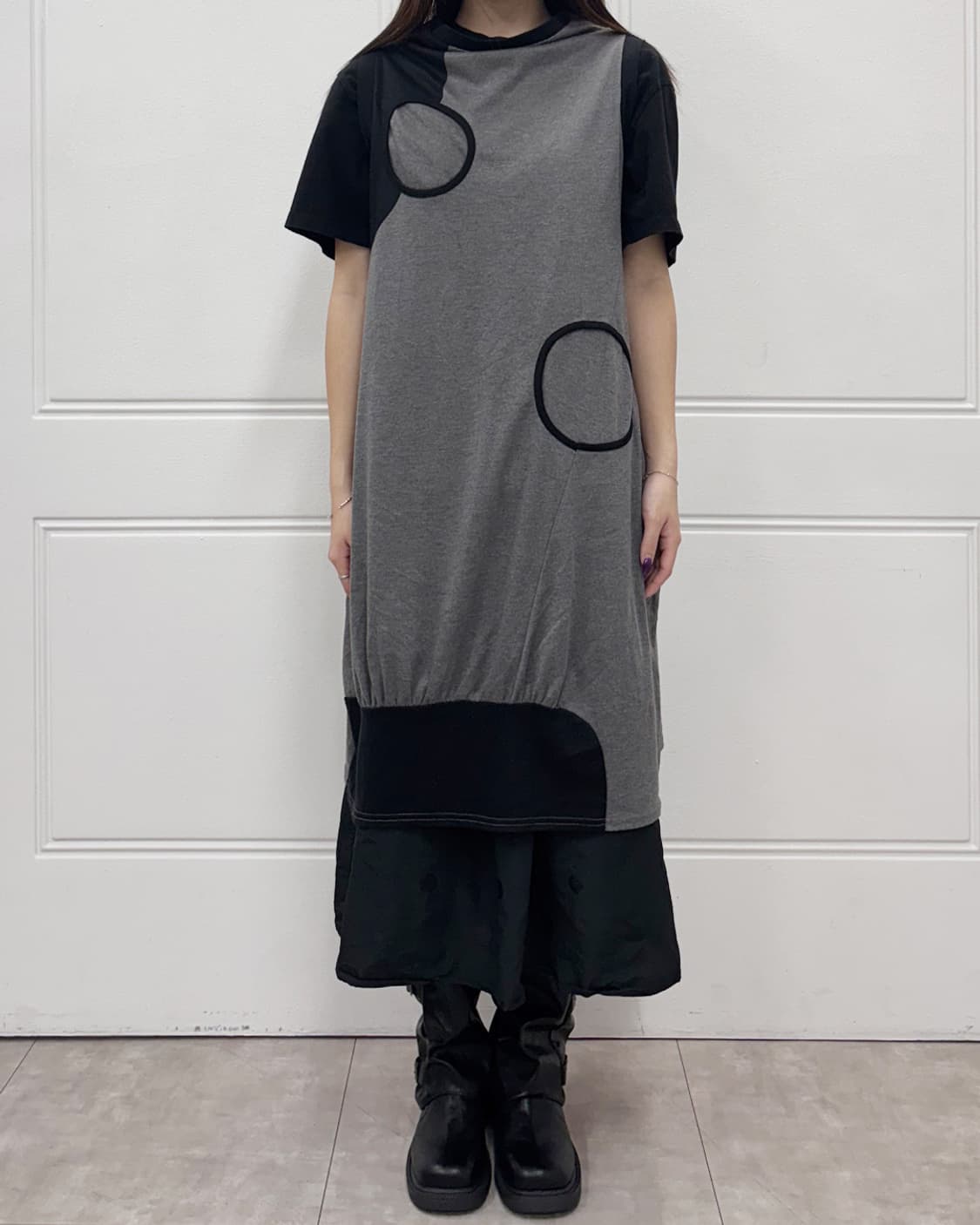 cote 아방가르드 서클 포인트 롱 티 상품이미지2