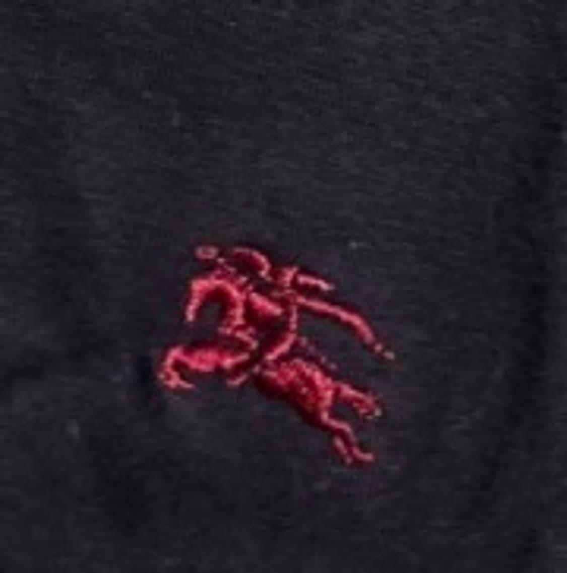 버버리 보트넥 7부 레드로고 티 상품이미지3