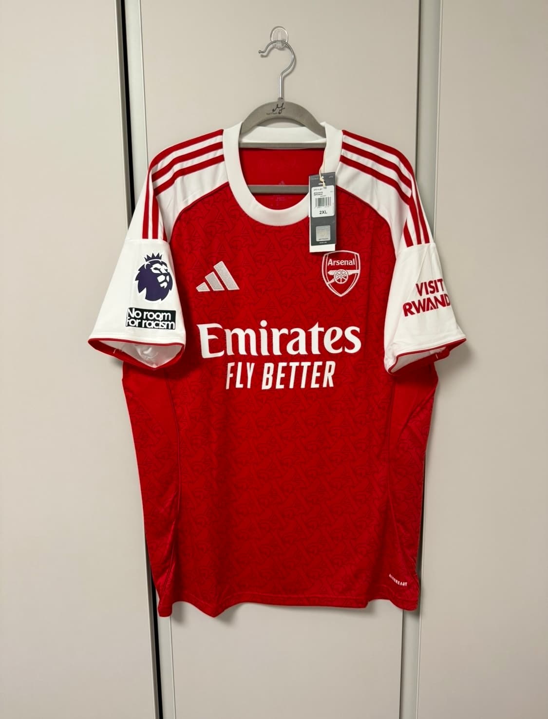 25-26 아스날 홈 국내2XL 다우먼 판매 상품이미지2