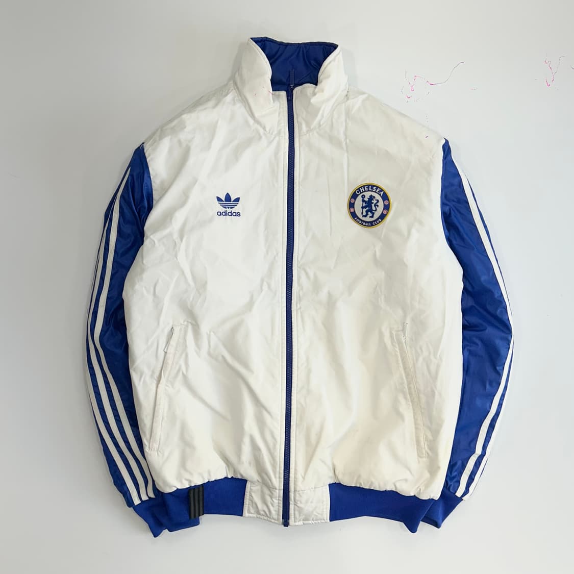 Adidas 아디다스 첼시FC 리버시블 파이어버드 블루 화이트 패딩 상품이미지7
