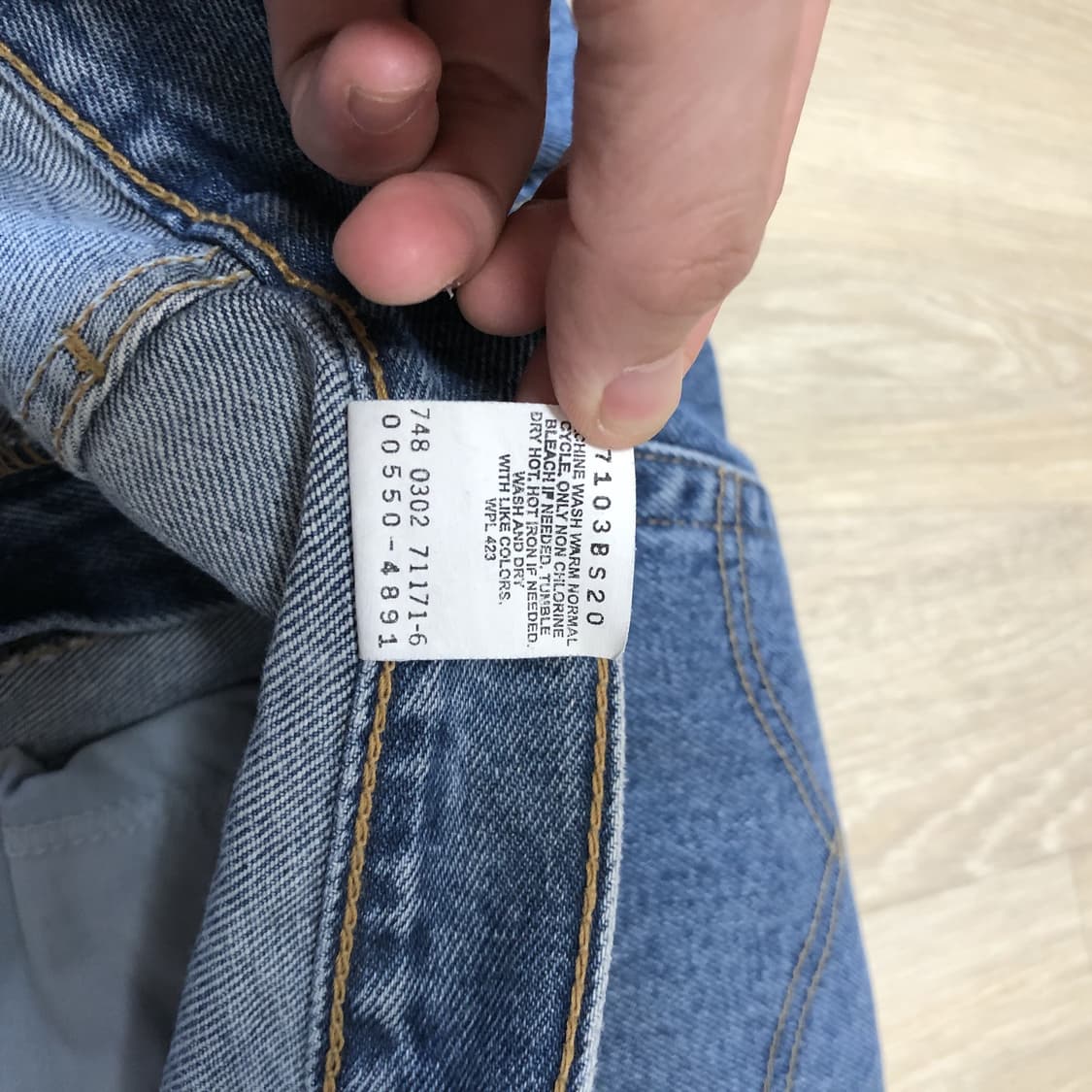 (31) 00's 리바이스 Levi's 550 릴렉스드핏 연청 데님 상품이미지4