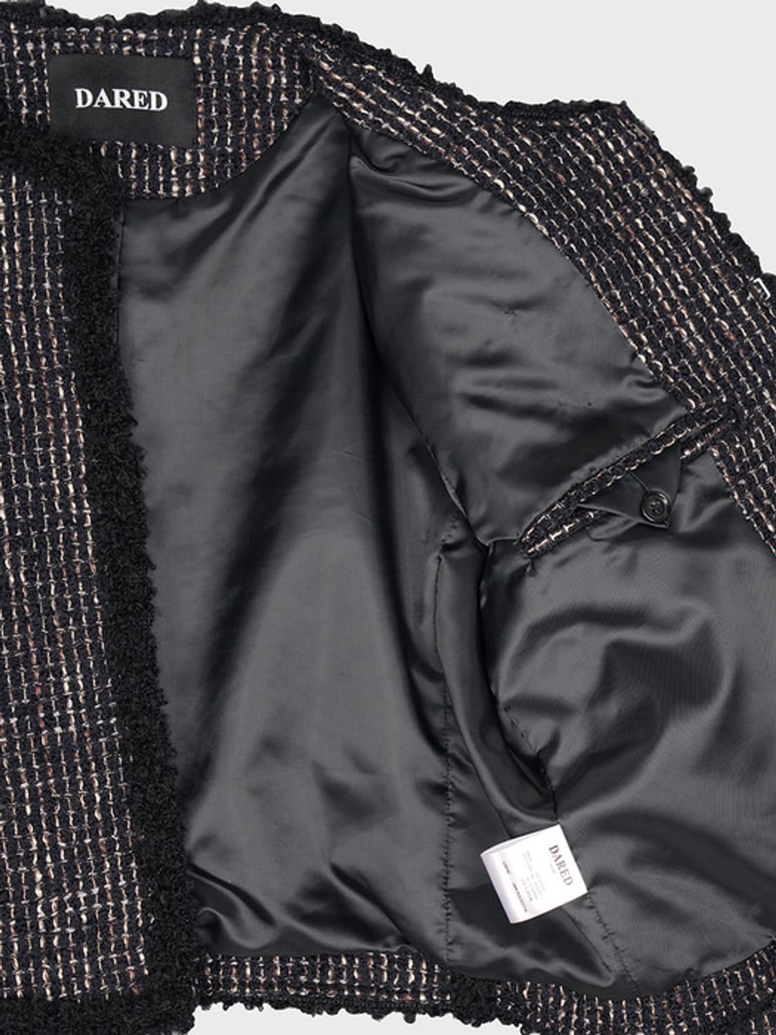 CURLY TRIMMING TWEED JACKET 상품이미지3