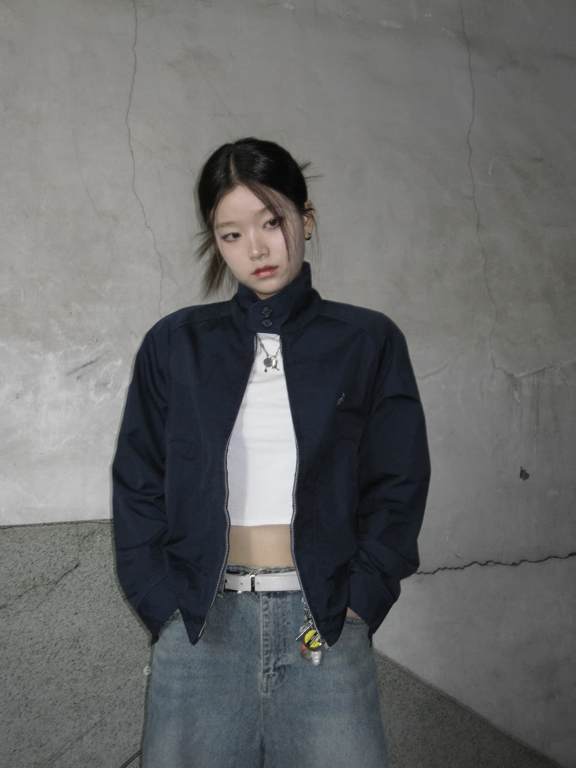 크로크다일 네이비 집업 자켓 상품이미지4