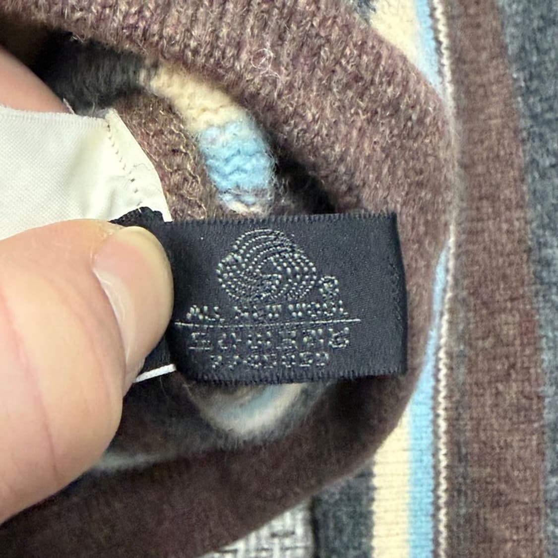 시스템 스트라이프 니트집업 v1920 상품이미지6