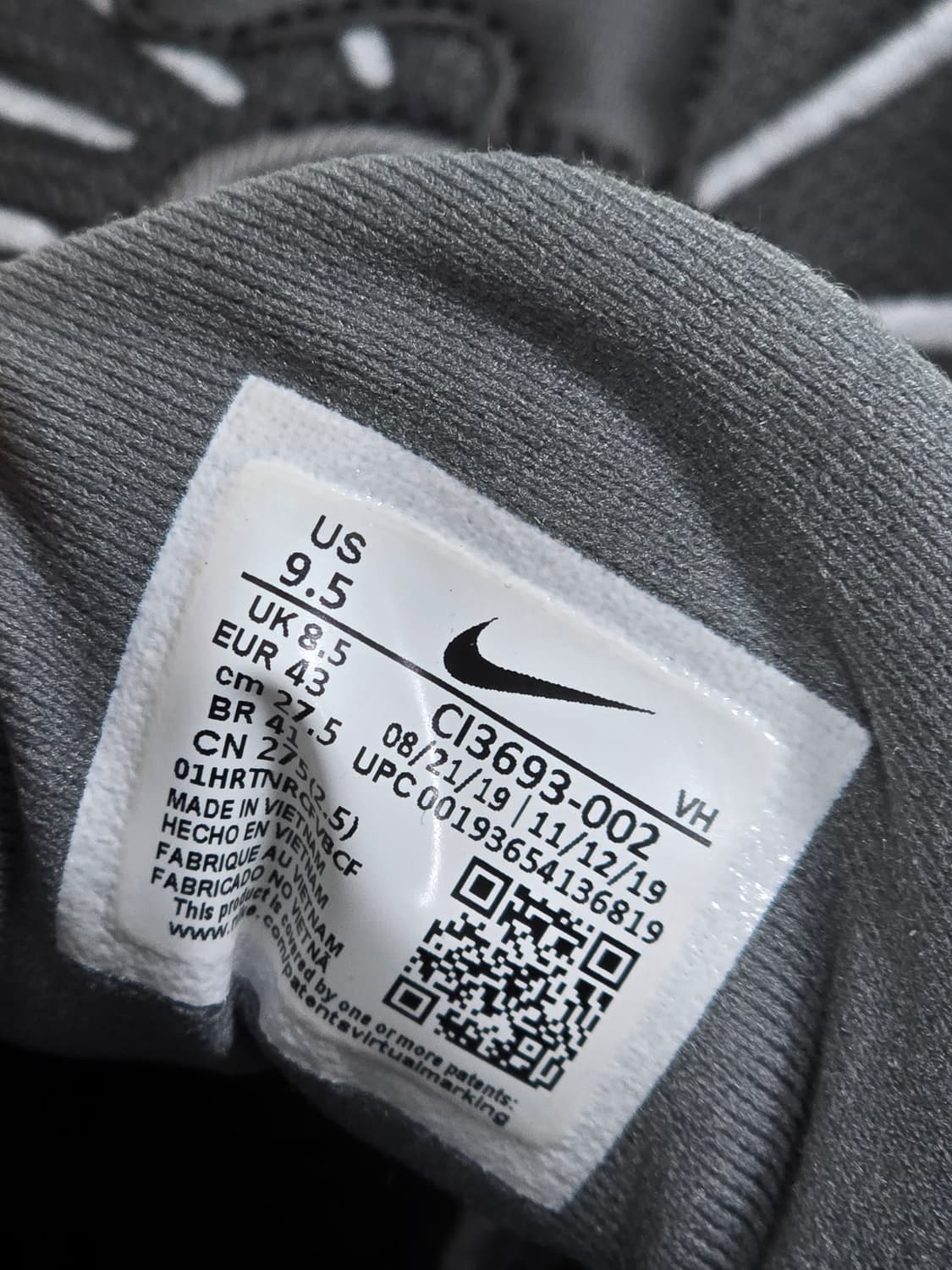 Nike 나이키 에어맥스 98 스모크그레이 275 상품이미지6