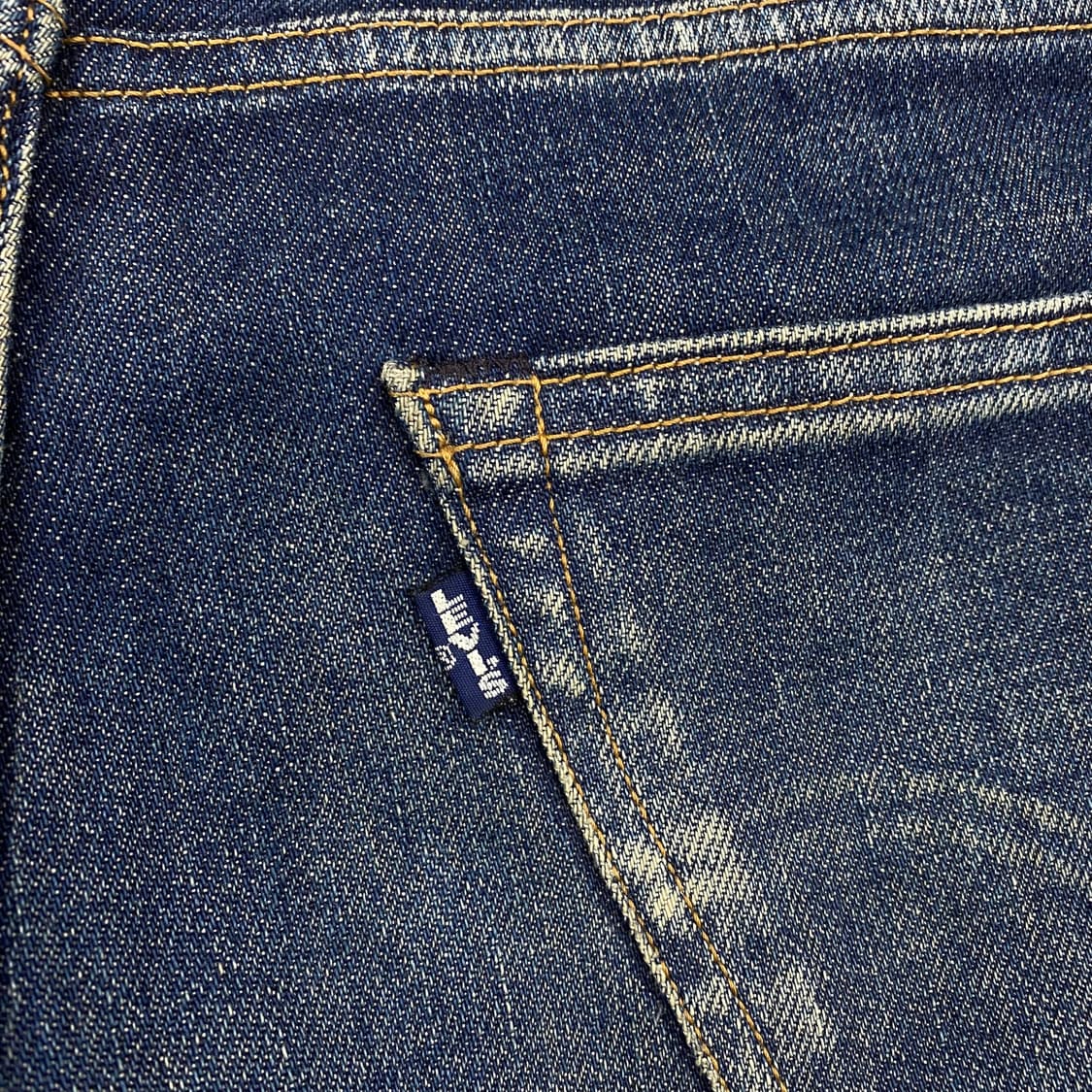 리바이스 502 빅E 재팬 메이드 블루탭 셀비지 데님 진 (32) 상품이미지7