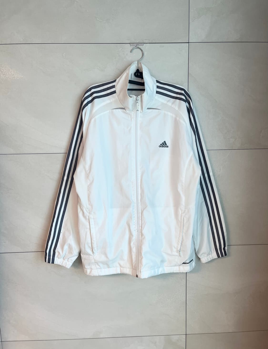 [XL] 아디다스 대장 바람막이 화이트/실버 라인  상품이미지1