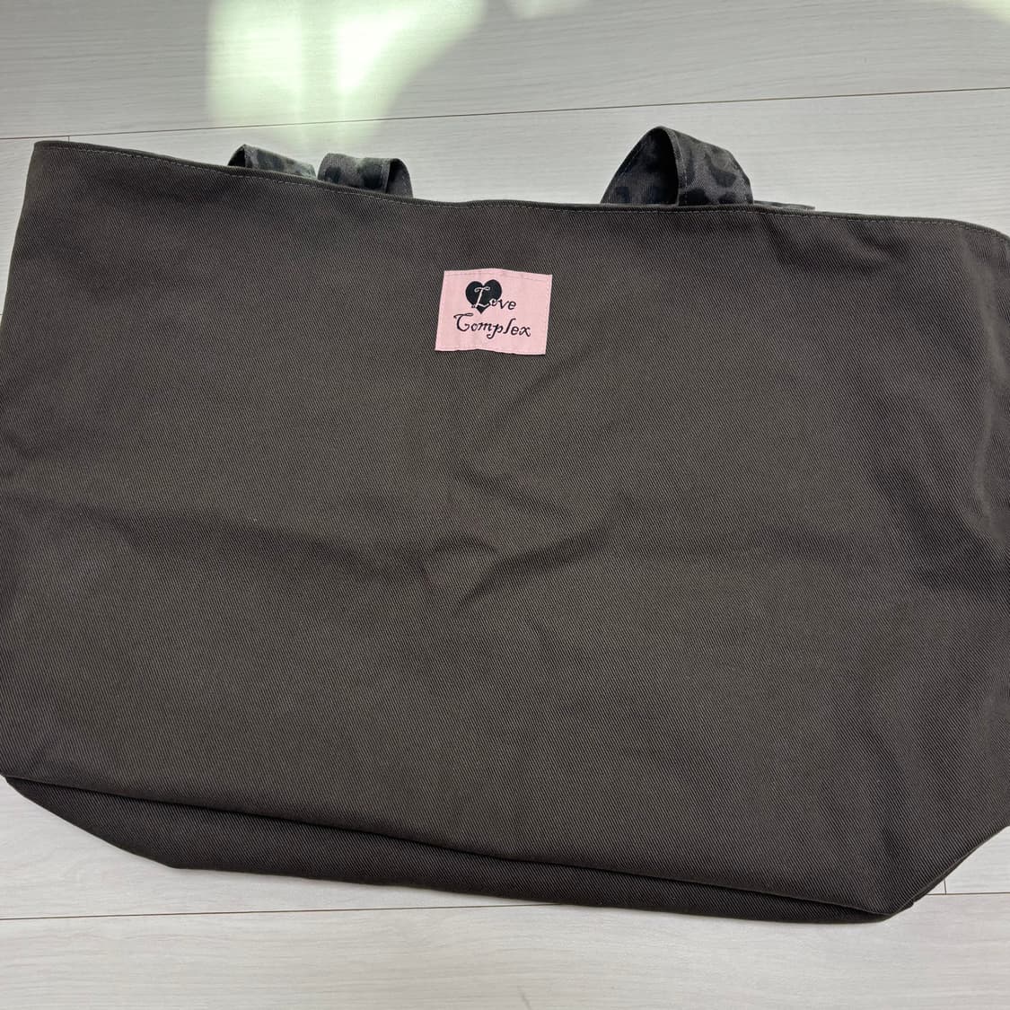 무료배송)러브컴플렉스 챠콜 레오파드 스타 스냅백 갸루 숄더백 상품이미지7