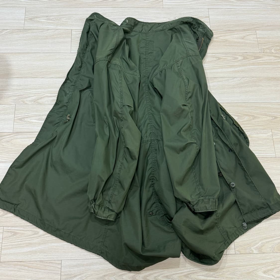 80년대 m65 오리지널 피쉬테일 파카 개파카 상품이미지7