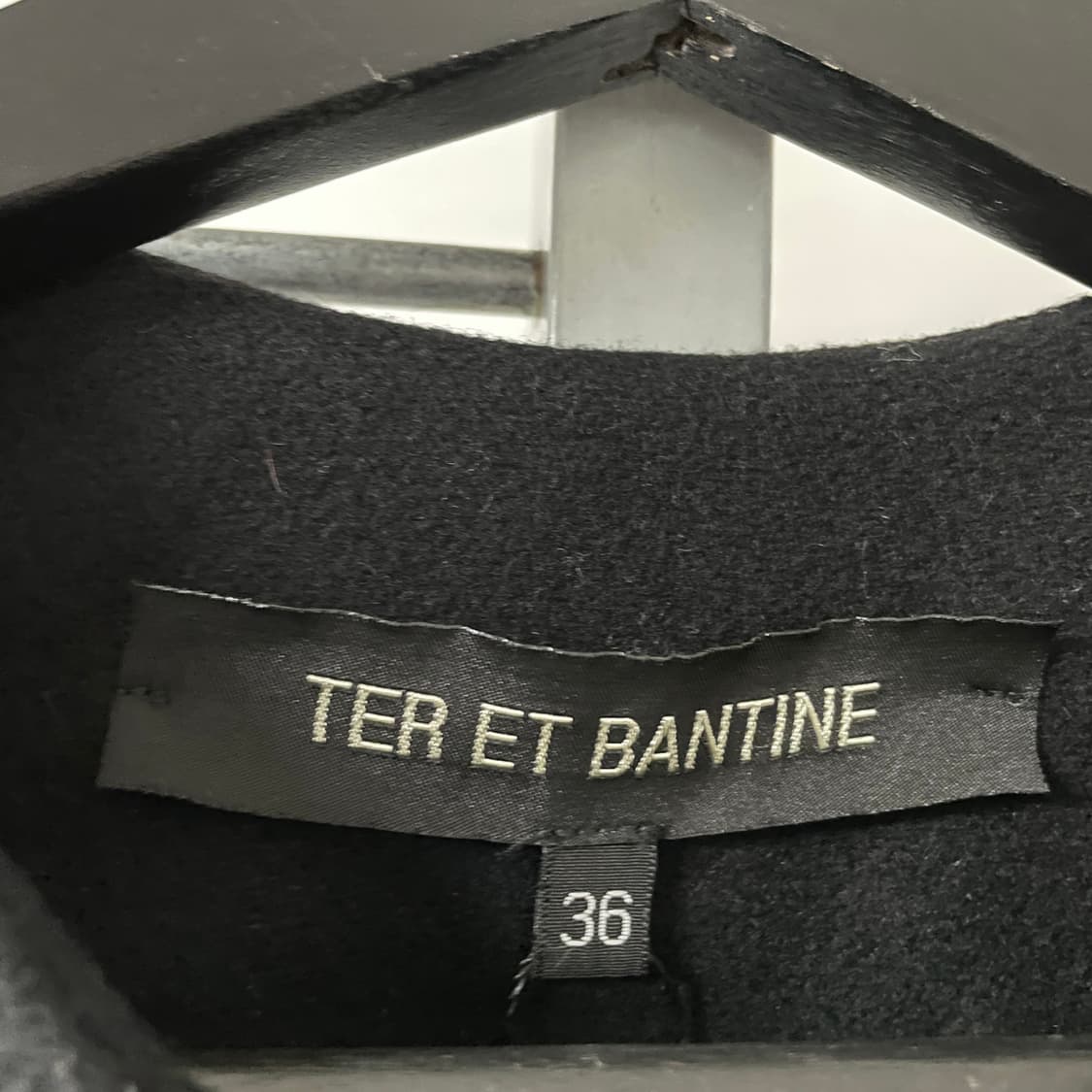 테레반티네 블랙 코트 36(W) 상품이미지5