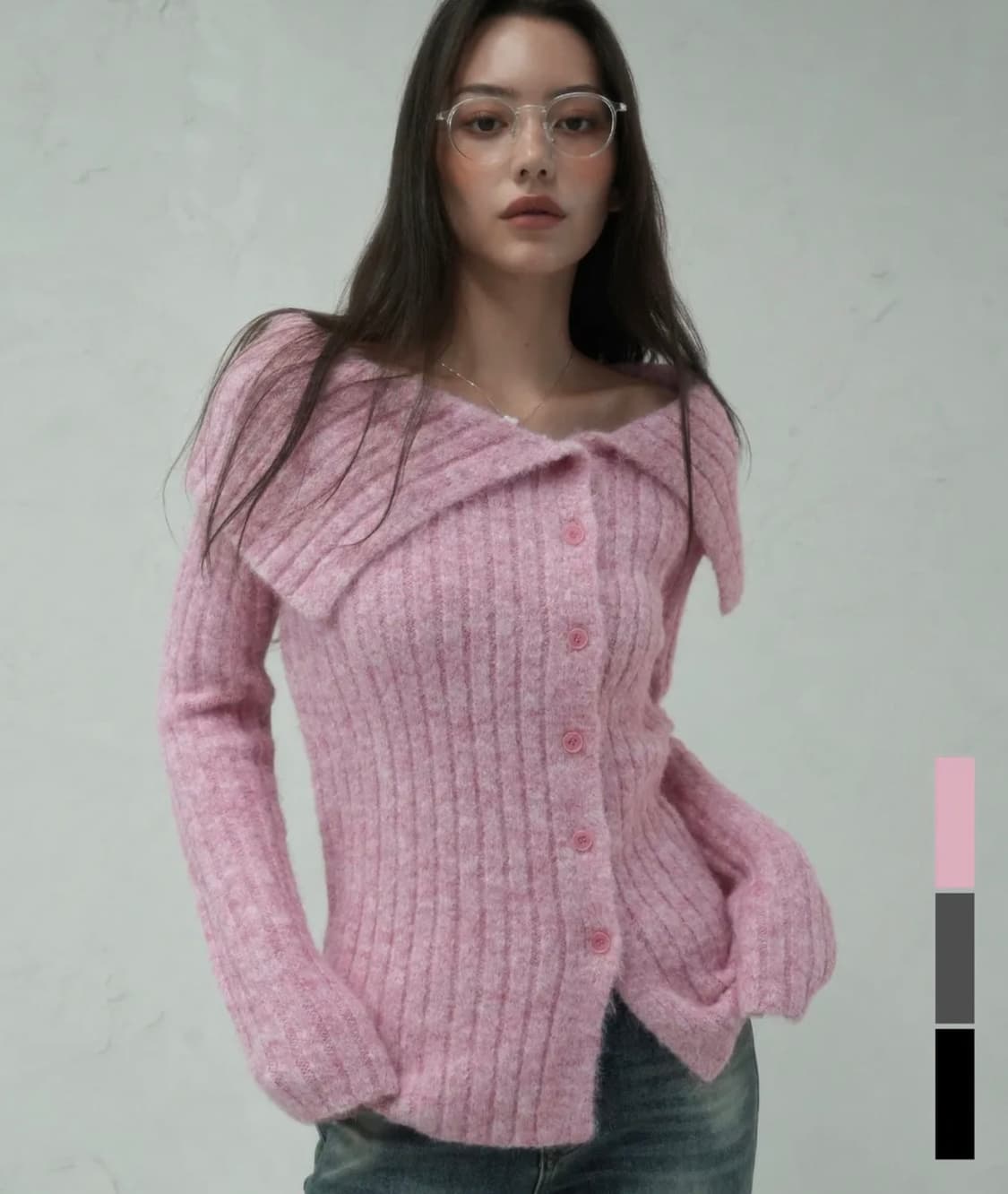 비바셔스 Soleil Off Shoulder Cardigan 오프숄더 상품이미지1