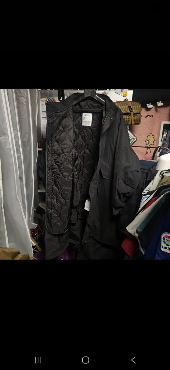 (M)프릭스스토어 M65 모드 코트 라이너 세트 롱카파블랙팝니다. 새제품 상품이미지3