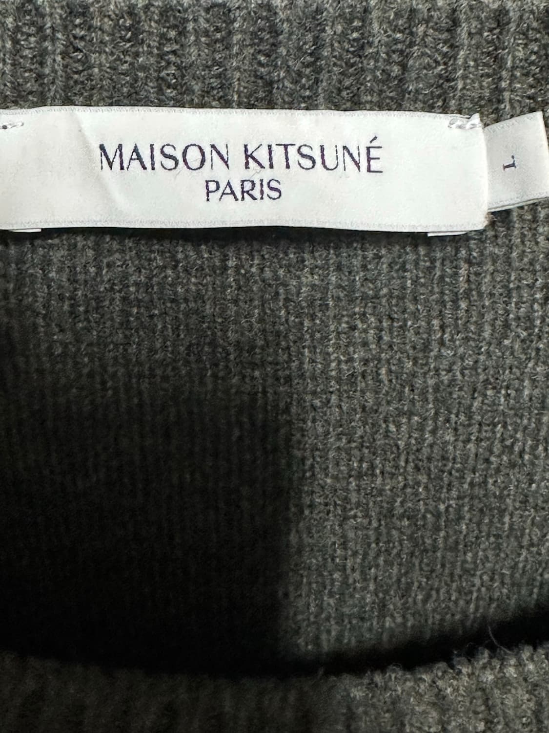 메종키츠네 니트 L 상품이미지2