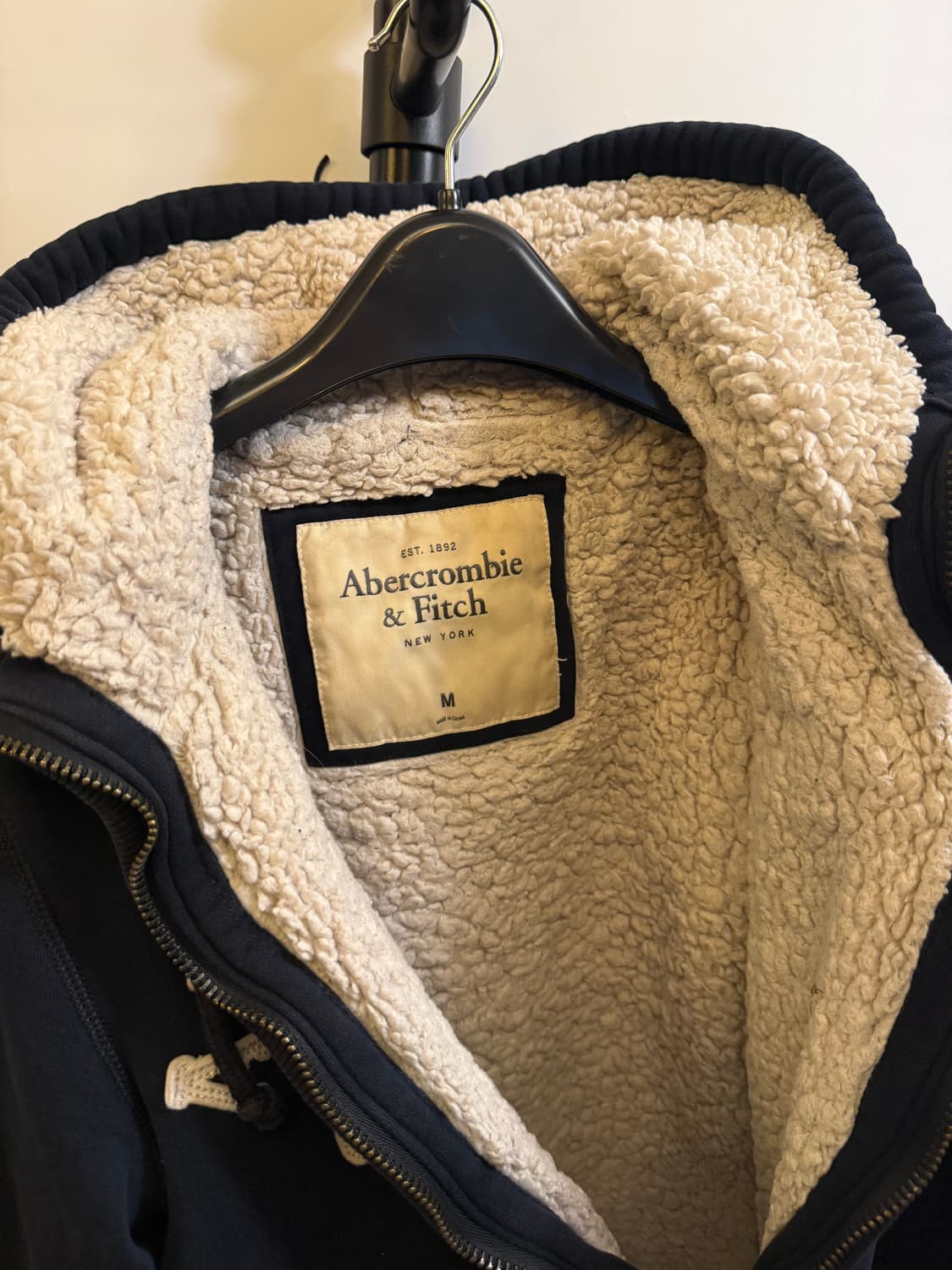 아베크롬비 양털 후드집업 상품이미지3