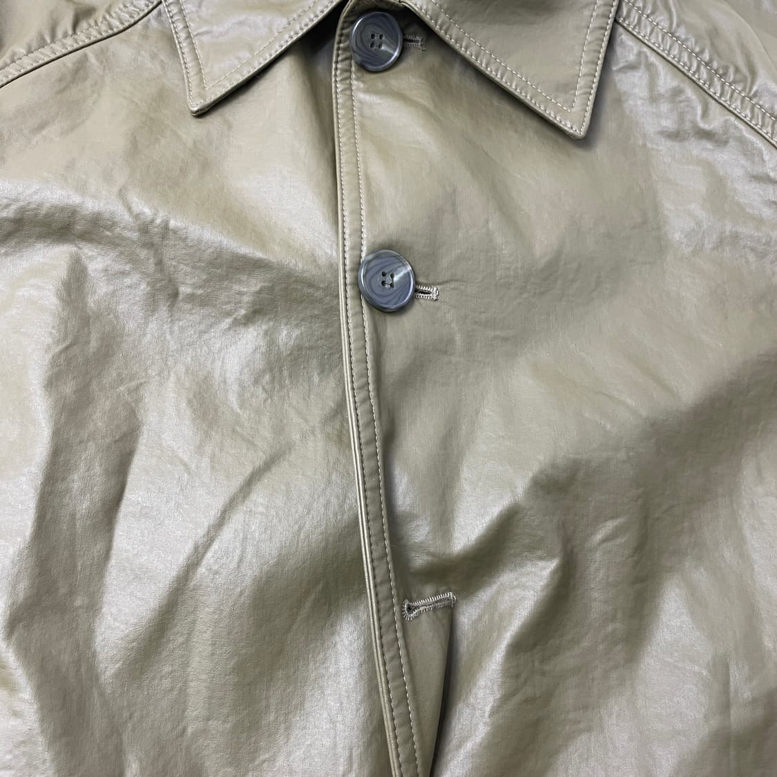 [중고] OOM STUDIO 카키색 봄버 자켓 L 상품이미지4