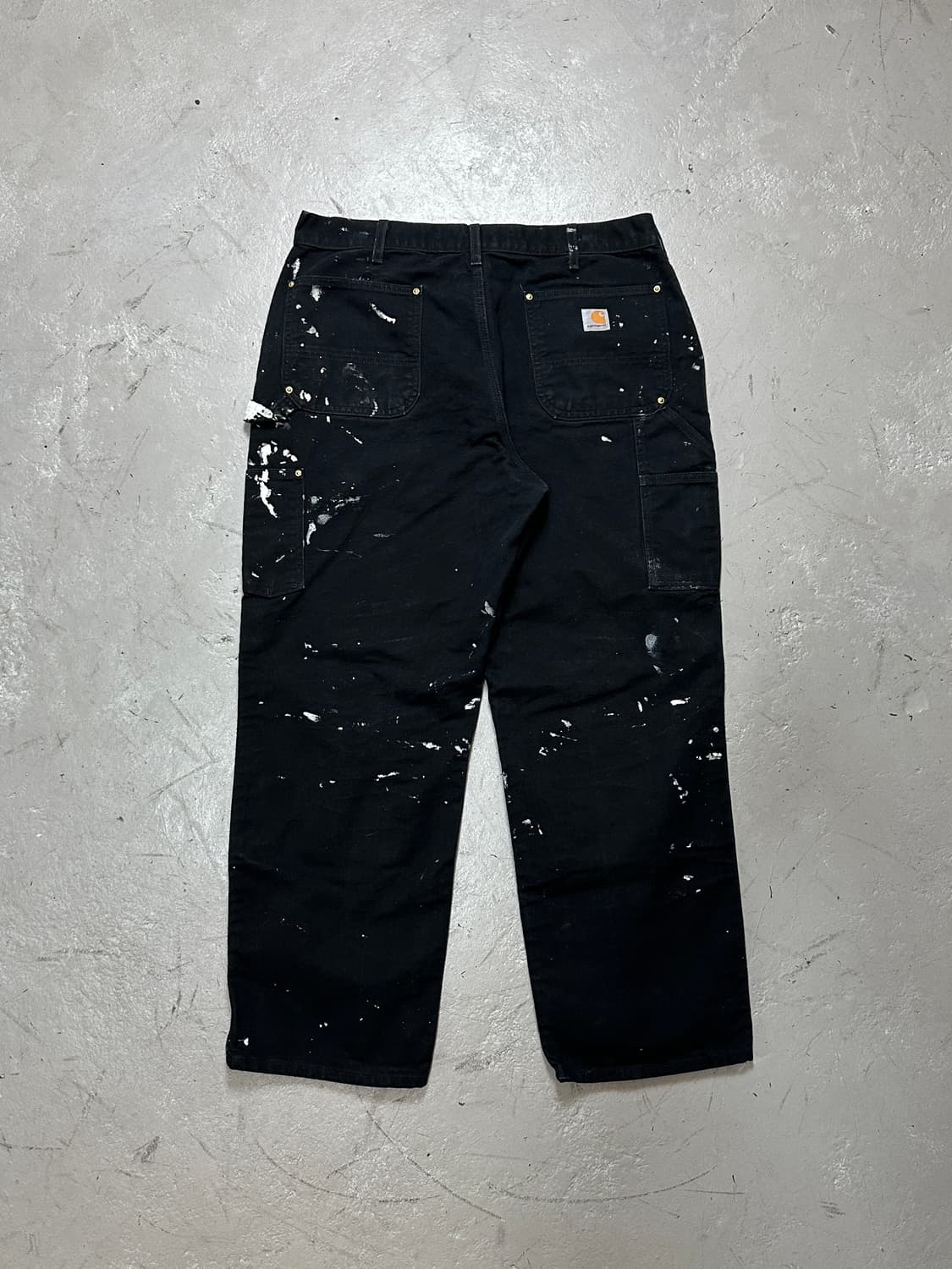 OG USA Made 칼하트 B01 더블니 블랙 칼하트 썩블니 카펜터 상품이미지4