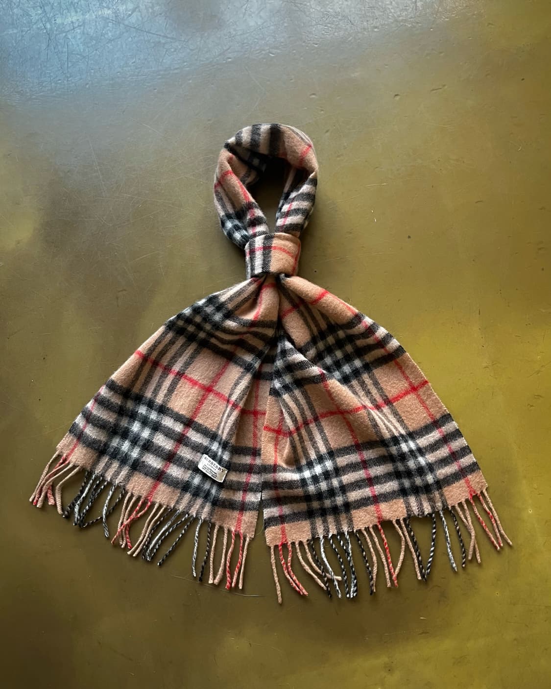 2000s BURBERRY London Lambs Wool Muffler 상품이미지6