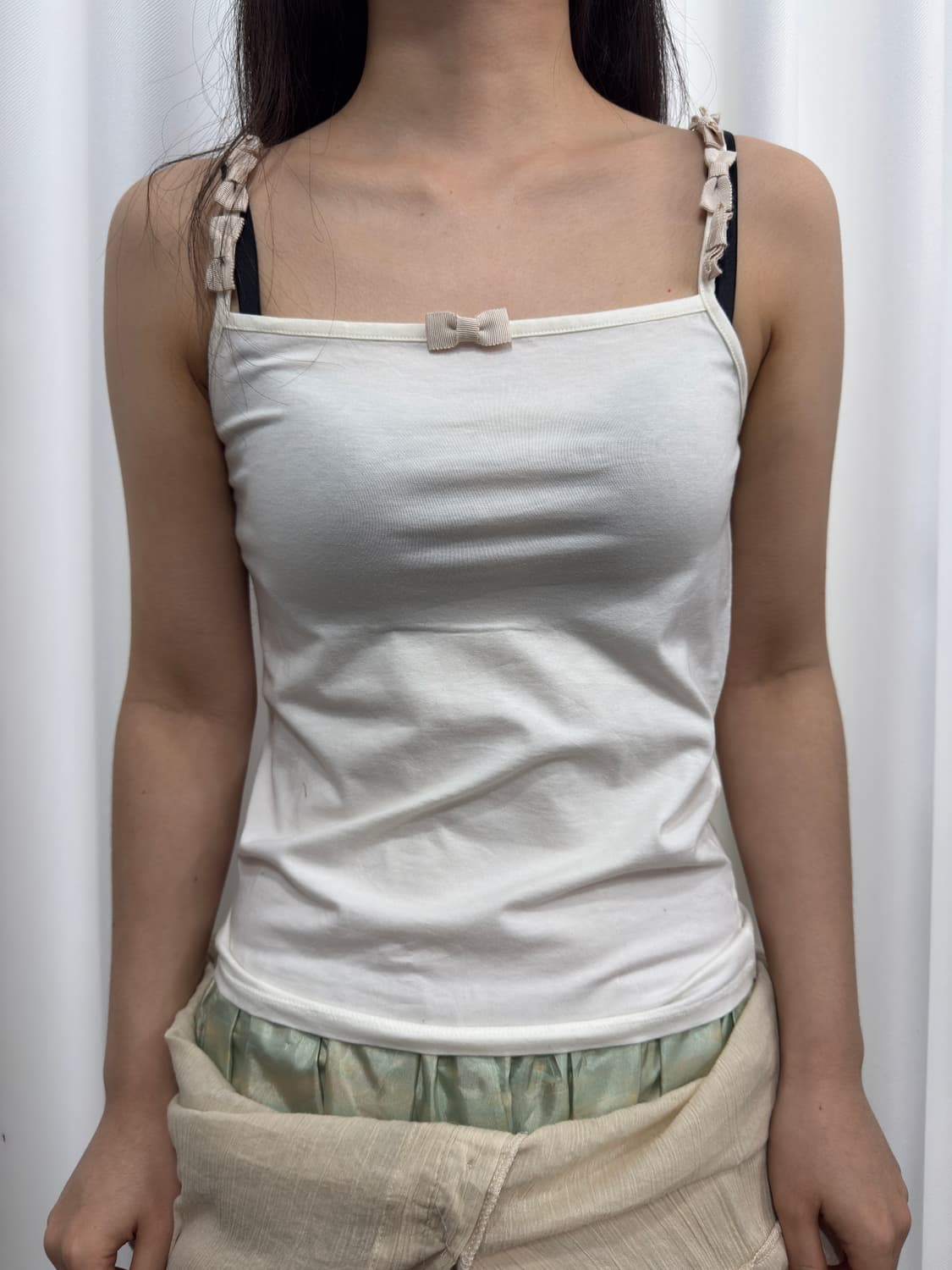 ribbon point sleeveless 상품이미지1