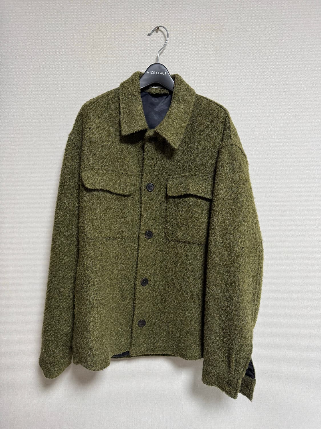 자라 울자켓 올리브그린 L 상품이미지1