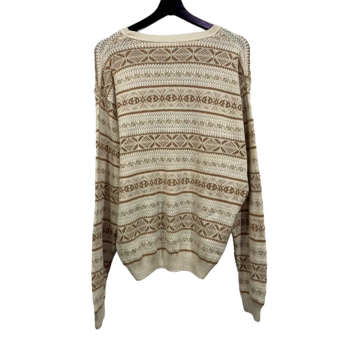 엘엘빈 패턴 니트 상품이미지3