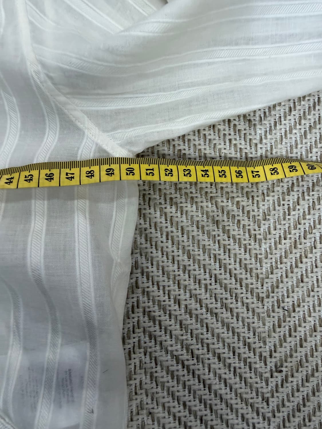 정품) 산드로 여성 자수 스트라이프 셔츠 1 상품이미지7