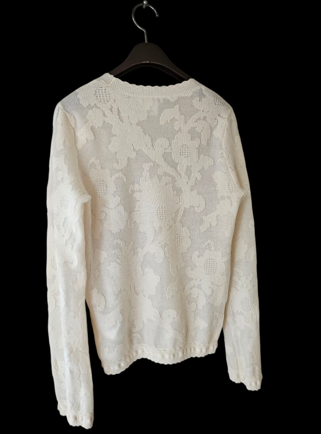 클럽모나코 울혼방 레이스 스웨터 니트 55 / 상태 좋음 상품이미지8