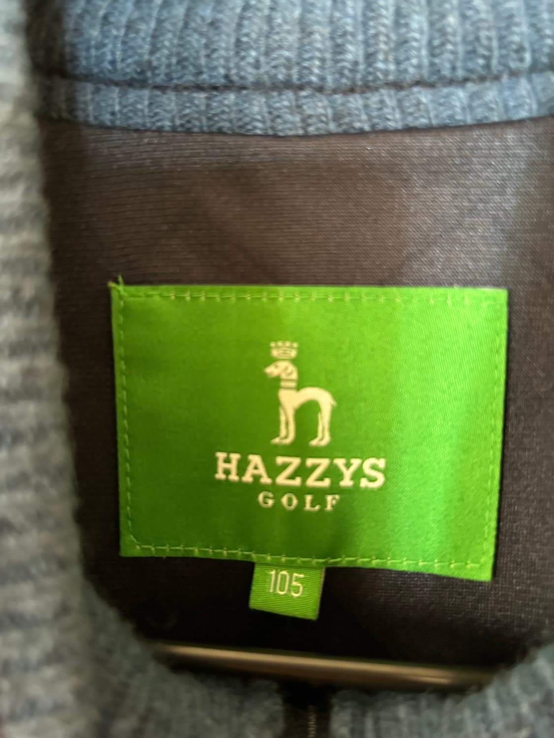 헤지스골프 남성 방풍 집업니트 상품이미지3