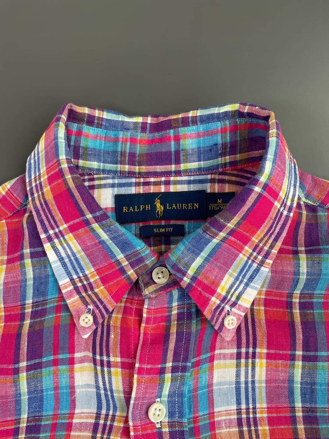 [M] 폴로 랄프로렌 린넨 플란넬 셔츠 슬림핏 상품이미지7