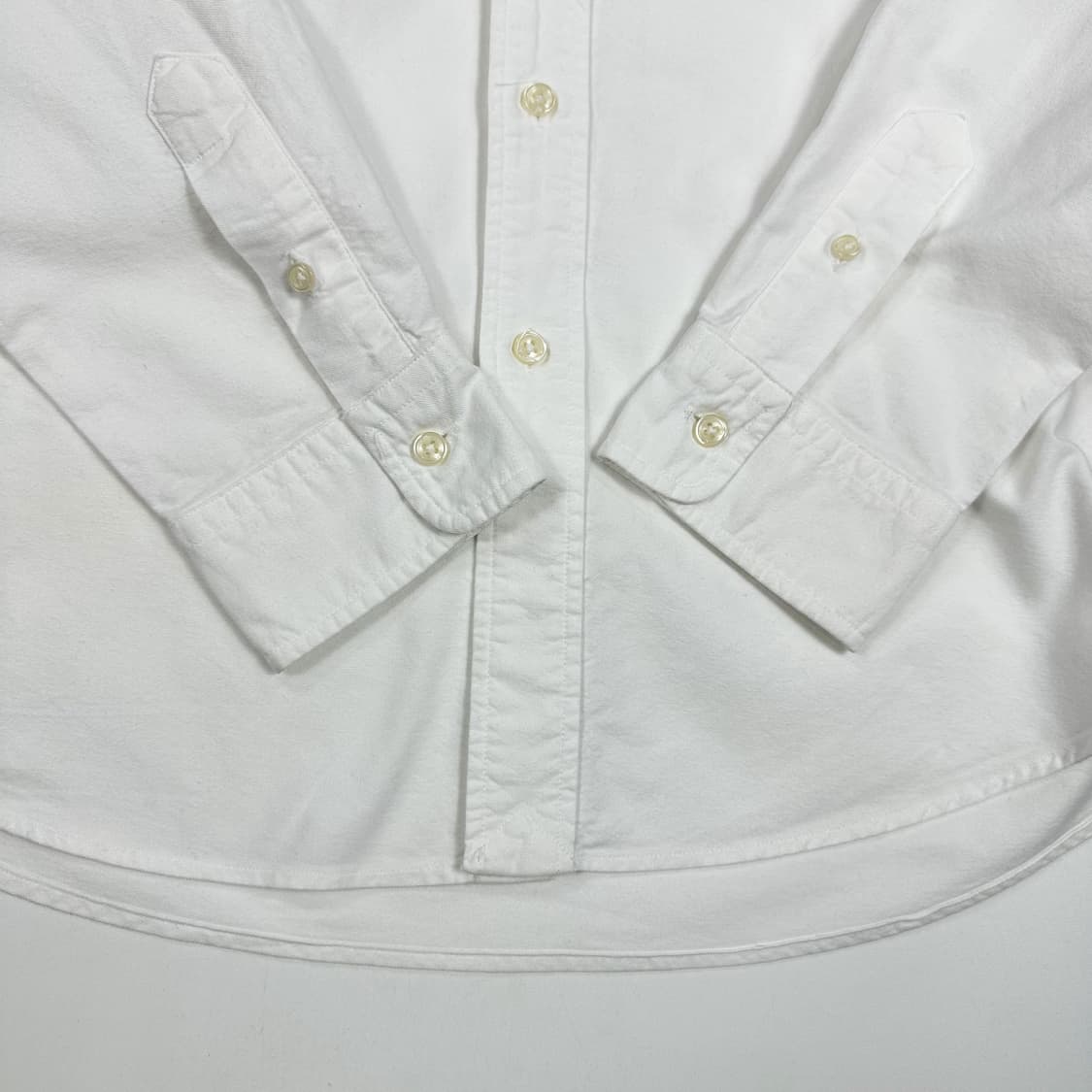 폴로 랄프로렌 포니 클래식 화이트 셔츠 (L) 상품이미지5