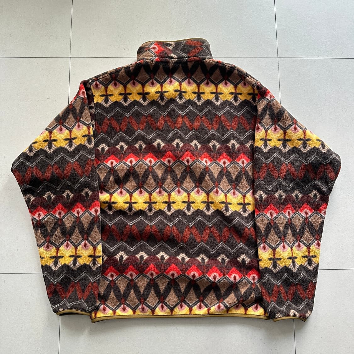 파타고니아 신칠라 아즈택 나바호 에스닉 패턴 스냅T M 상품이미지7