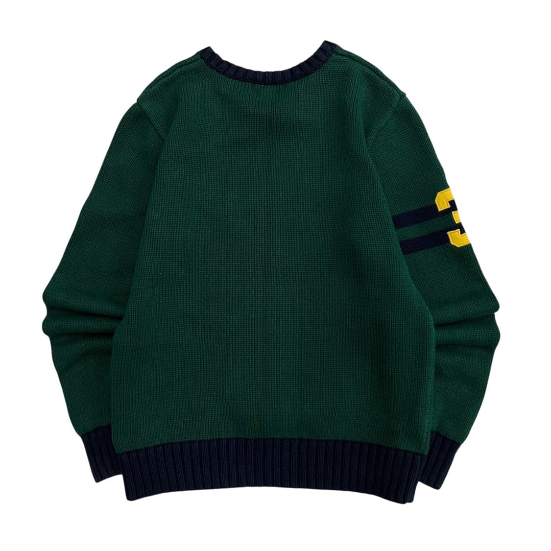 폴로 랄프로렌 옥스포드 빅포니 딥그린 니트 L 상품이미지3