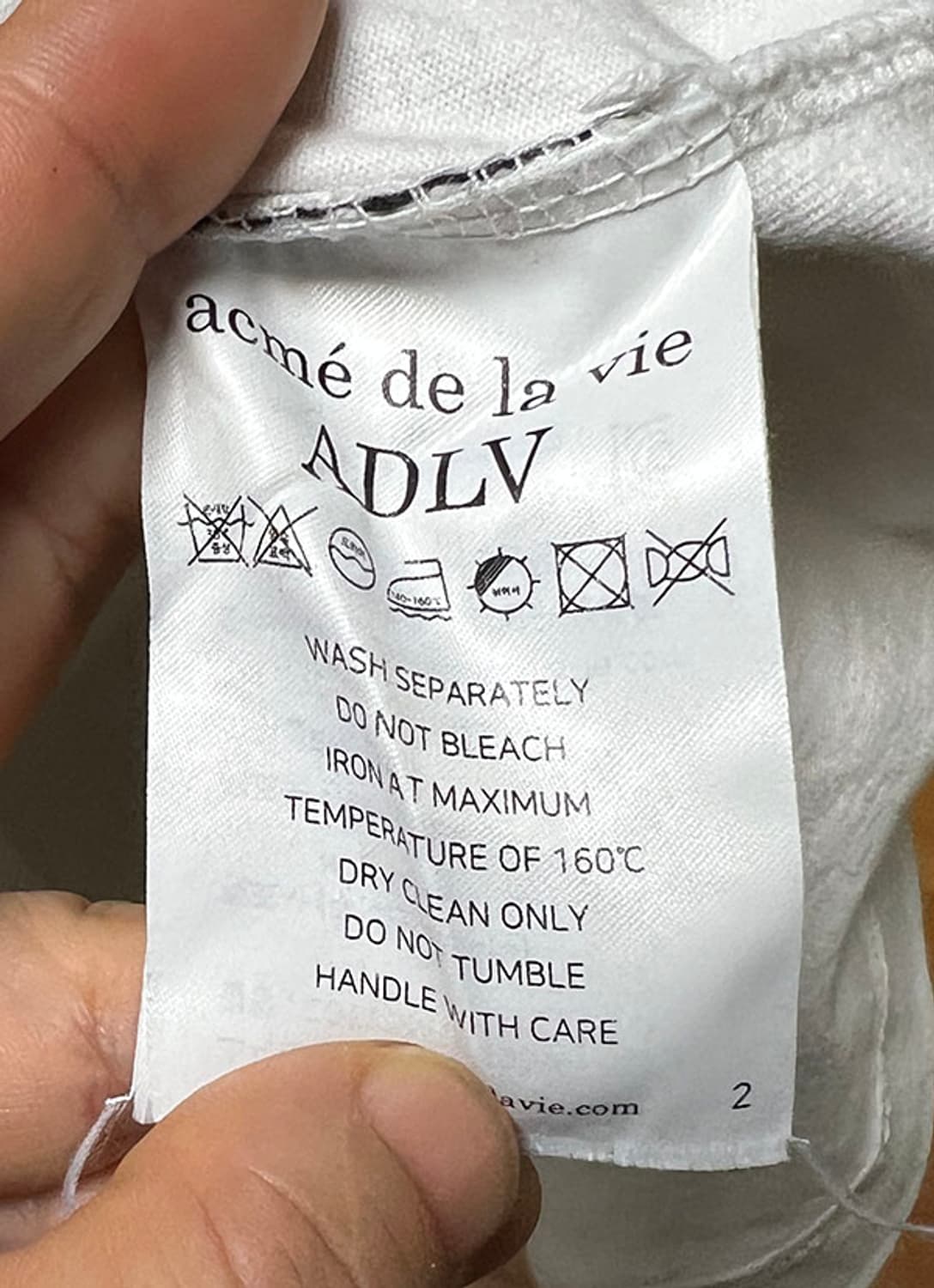 ADLV 아크메드라비 베이비페이스 텔레폰 남자 반팔티 오버핏 XL 105 상품이미지5