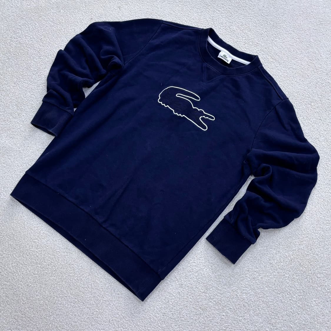 4 라코스테 빅로고 맨투맨 티셔츠 0325E 상품이미지1