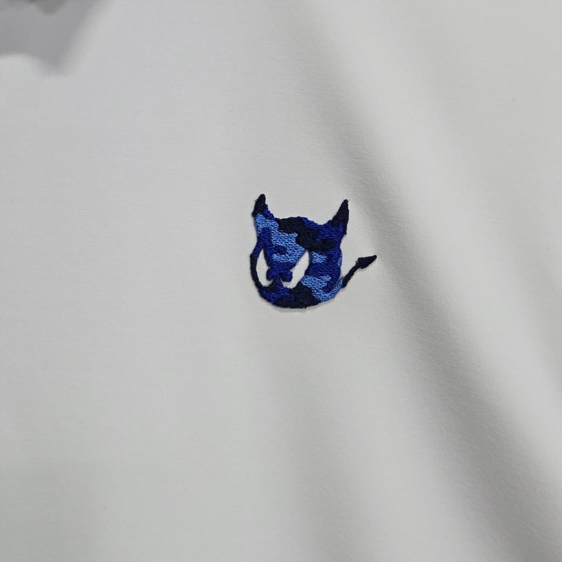 왁(WAAC) 골프 로고 긴팔 카라 티셔츠 화이트 2 상품이미지4