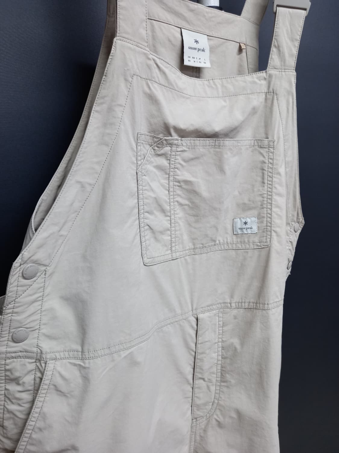 스노우피크 춘하추 남성 오버롤 점프수트 멜빵 바지 L 상품이미지4