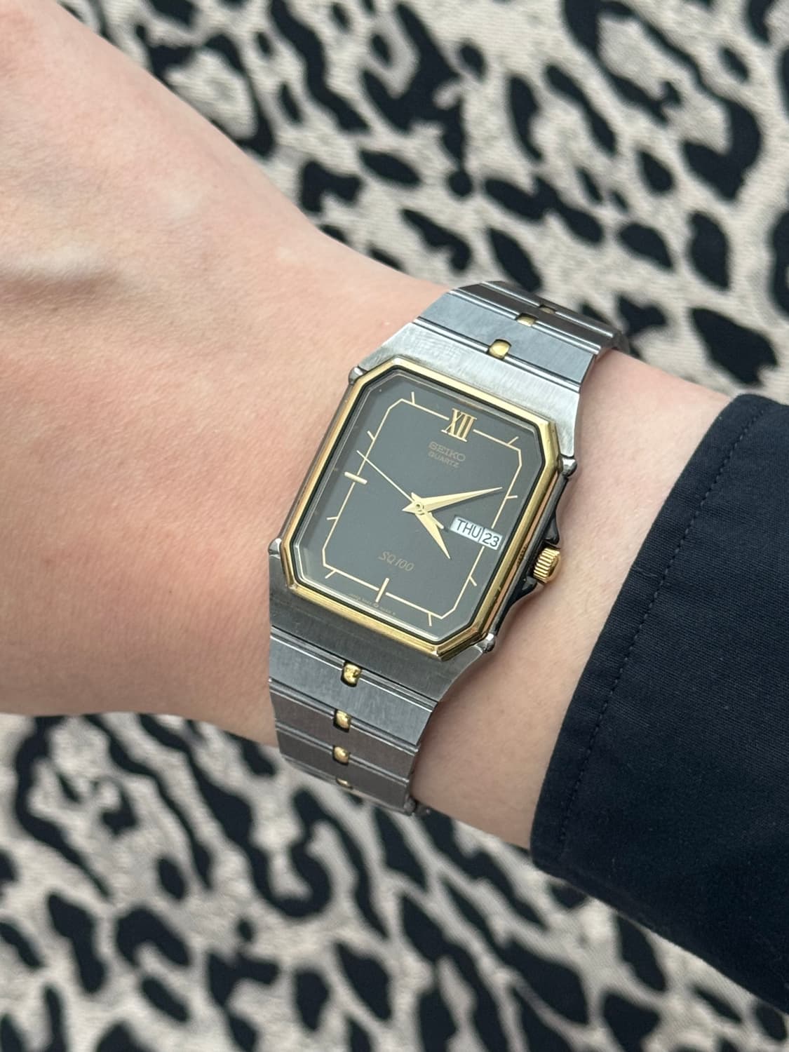 80s 빈티지 세이코 SQ100 스퀘어 초희귀 상품이미지10