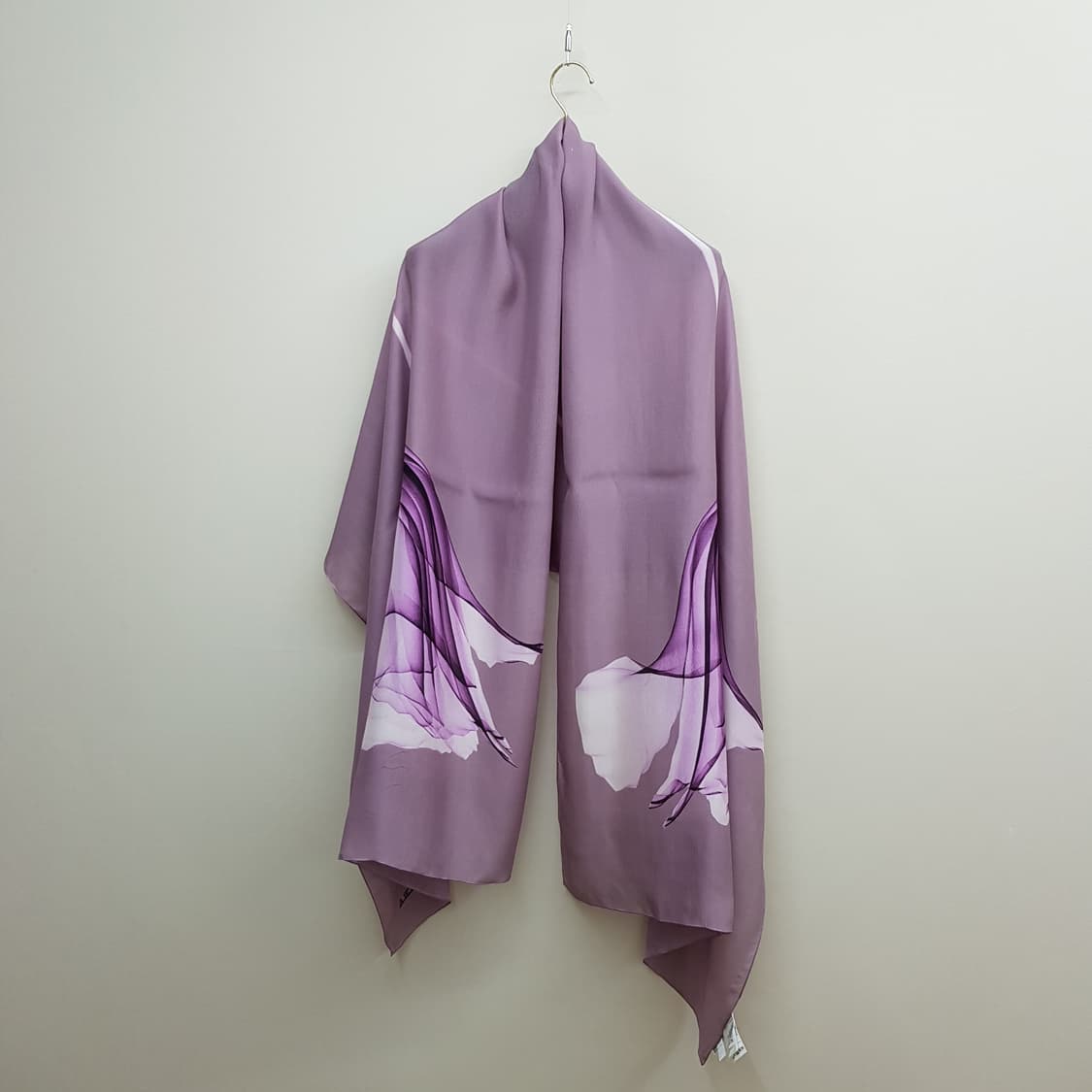 막스마라 실크 플라워 패턴 스카프 상품이미지1