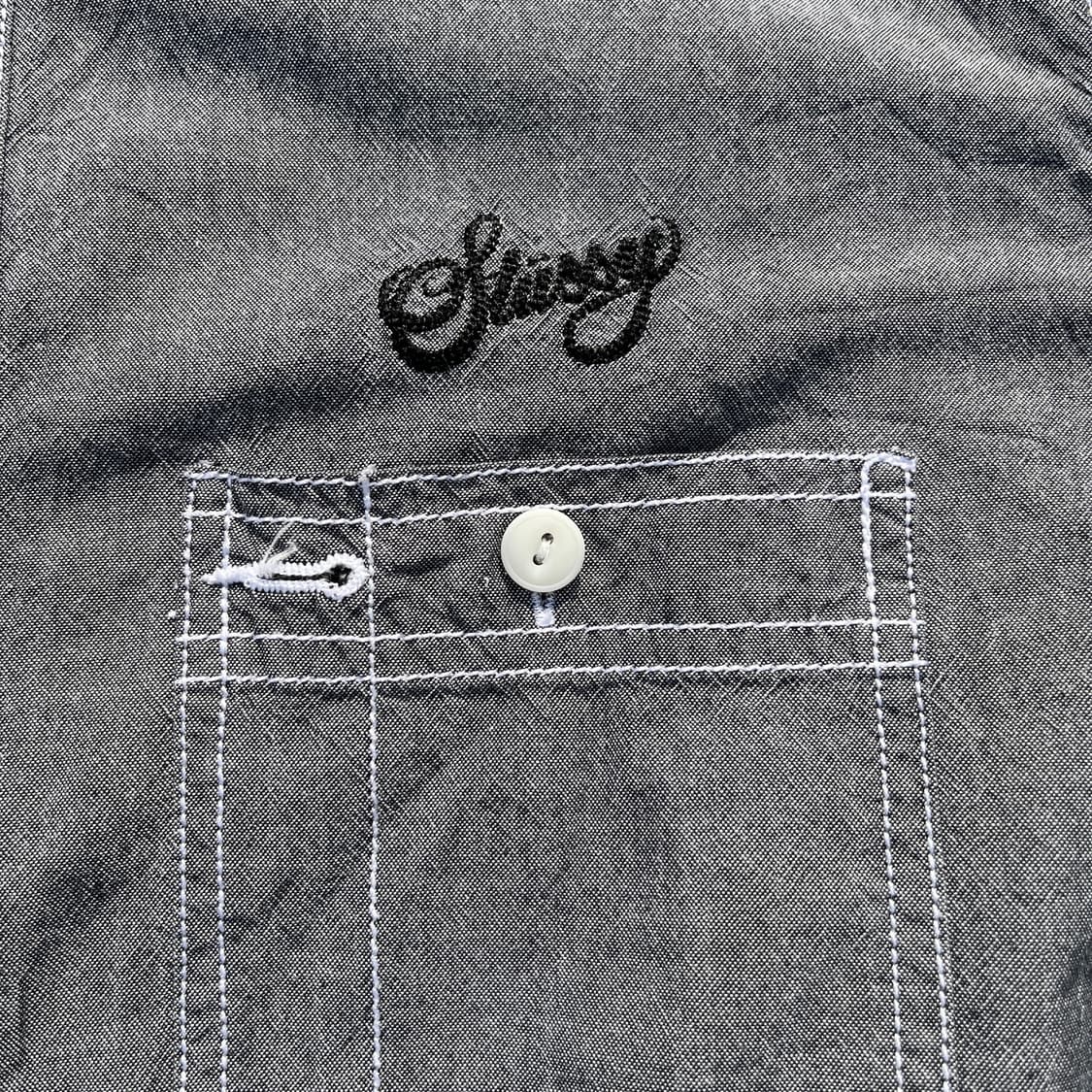 스투시(Stussy) 샴브레이 7부 셔츠  (실측확인) 상품이미지3