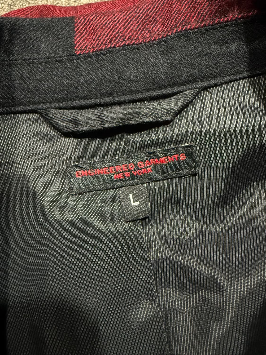 Engineered Garments 엔지니어드 가먼츠 울 패턴 블레이저 상품이미지4