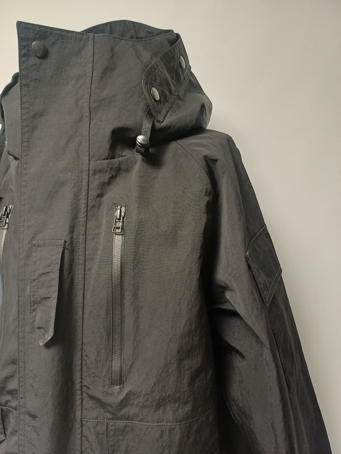 24 프리즘웍스 2LAYER GEN1 SHELL PARKA (BLACK) 상품이미지6