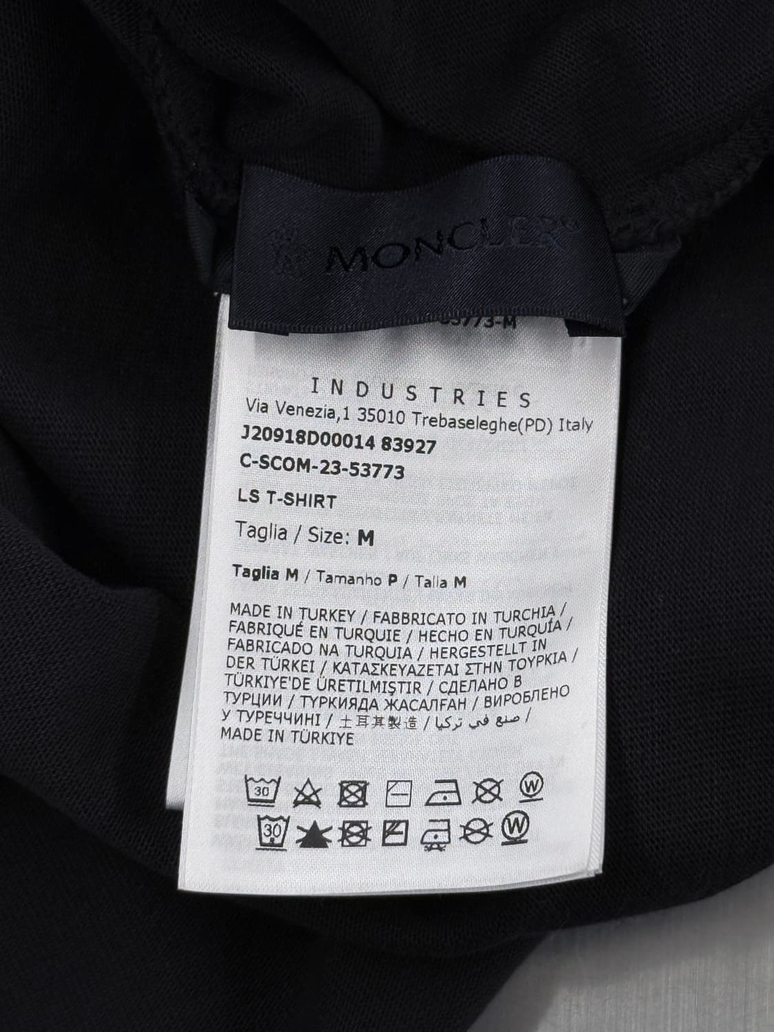 몽클레어 픽셀 로고 롱슬리브 상품이미지5