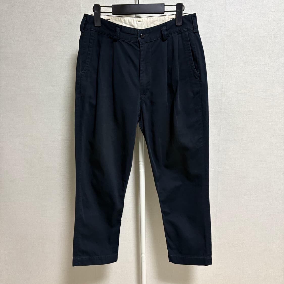 오어슬로우 투턱 8부 벌룬 치노팬츠 / 네이비, 2 상품이미지1