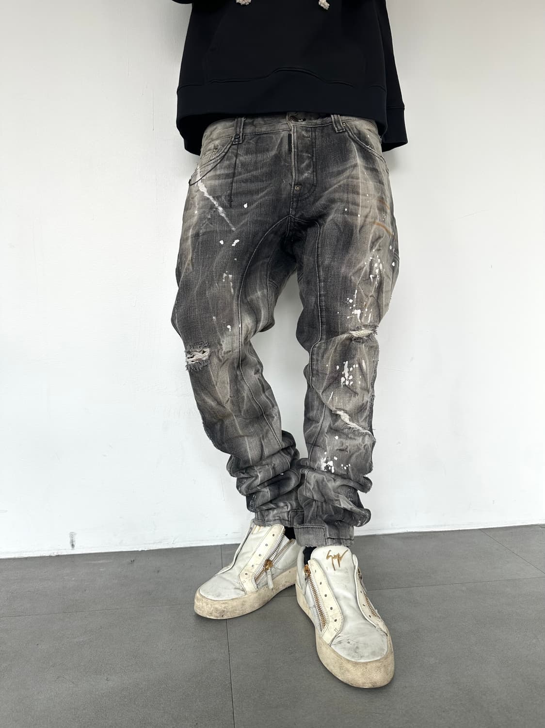 디스퀘어드 크로스 체인 아카이브 새깅진 상품이미지2