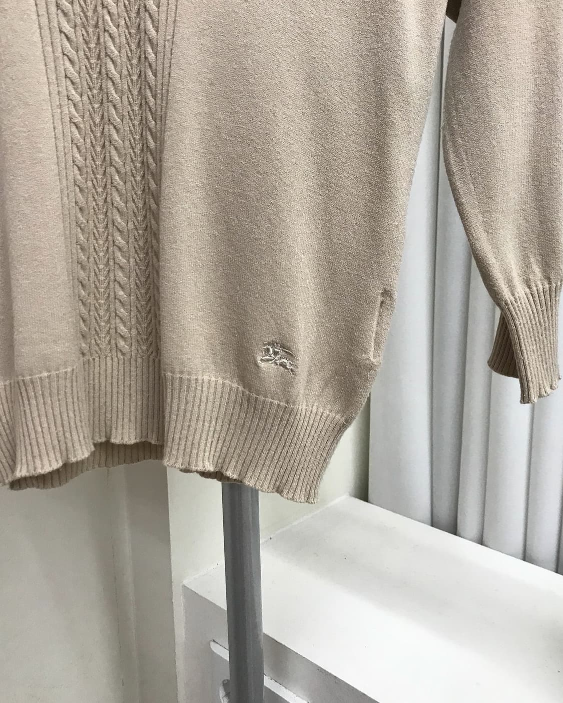 버버리 로고 7부 니트 상품이미지3