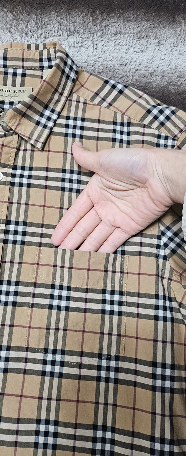 버버리 체크 남방 상품이미지4
