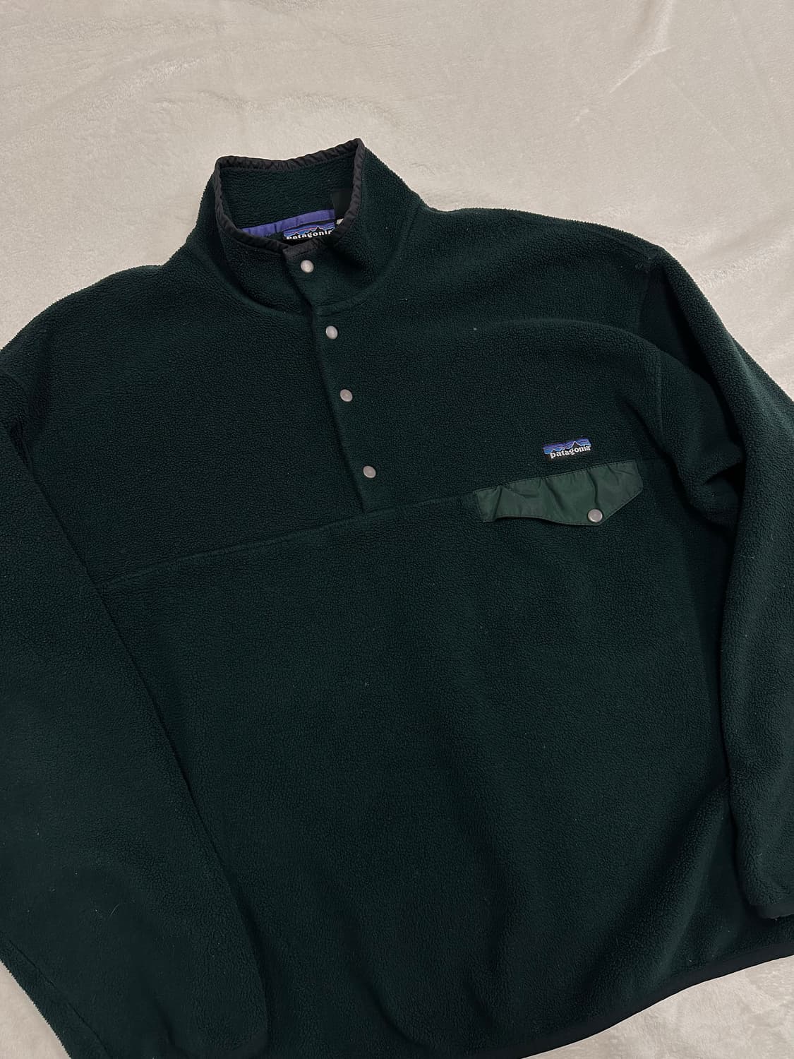 (XL)90s 파타고니아 신칠라 헤비웨이트 다크그린 상품이미지2